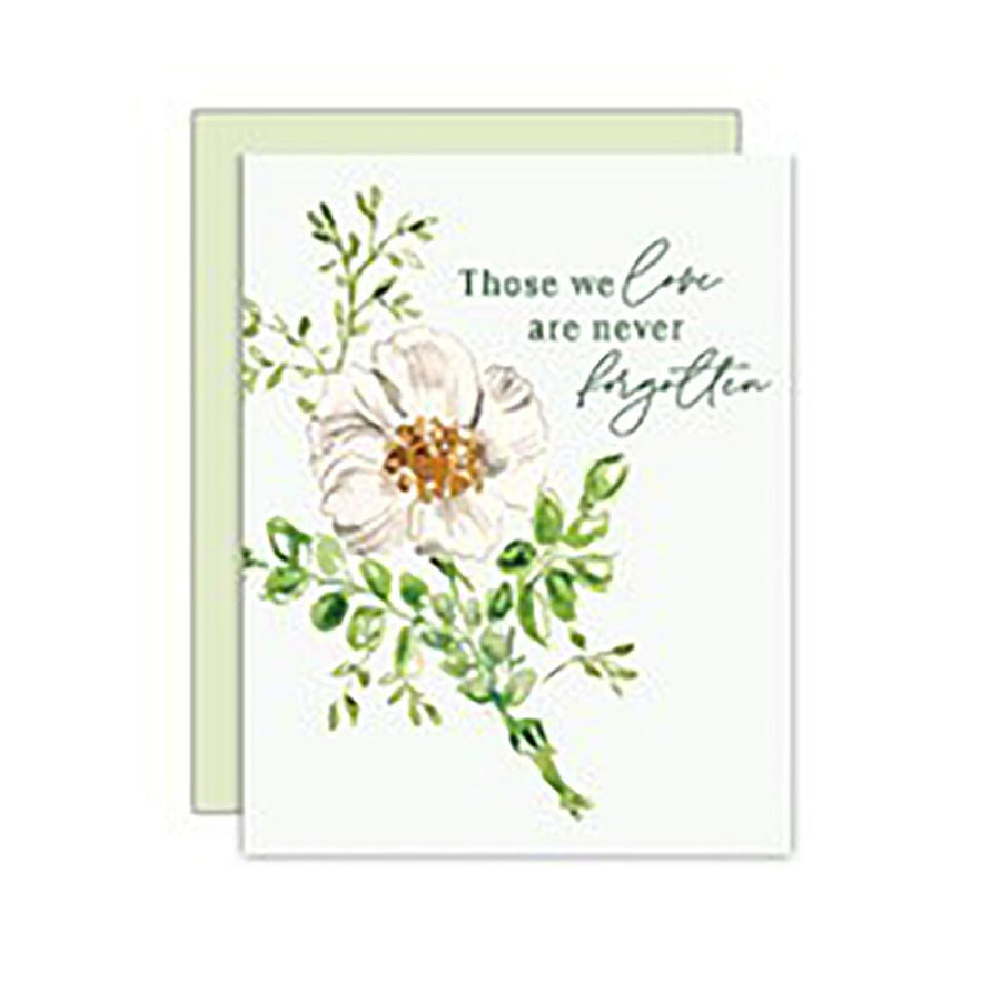 Never Forgotten Floral Sympathy Card