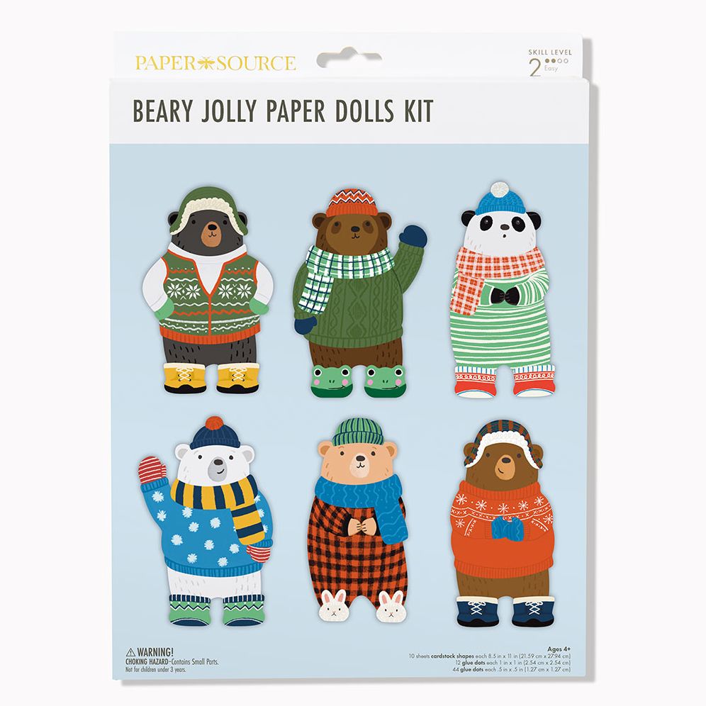 Beary Jolly Paper Dolls Kit