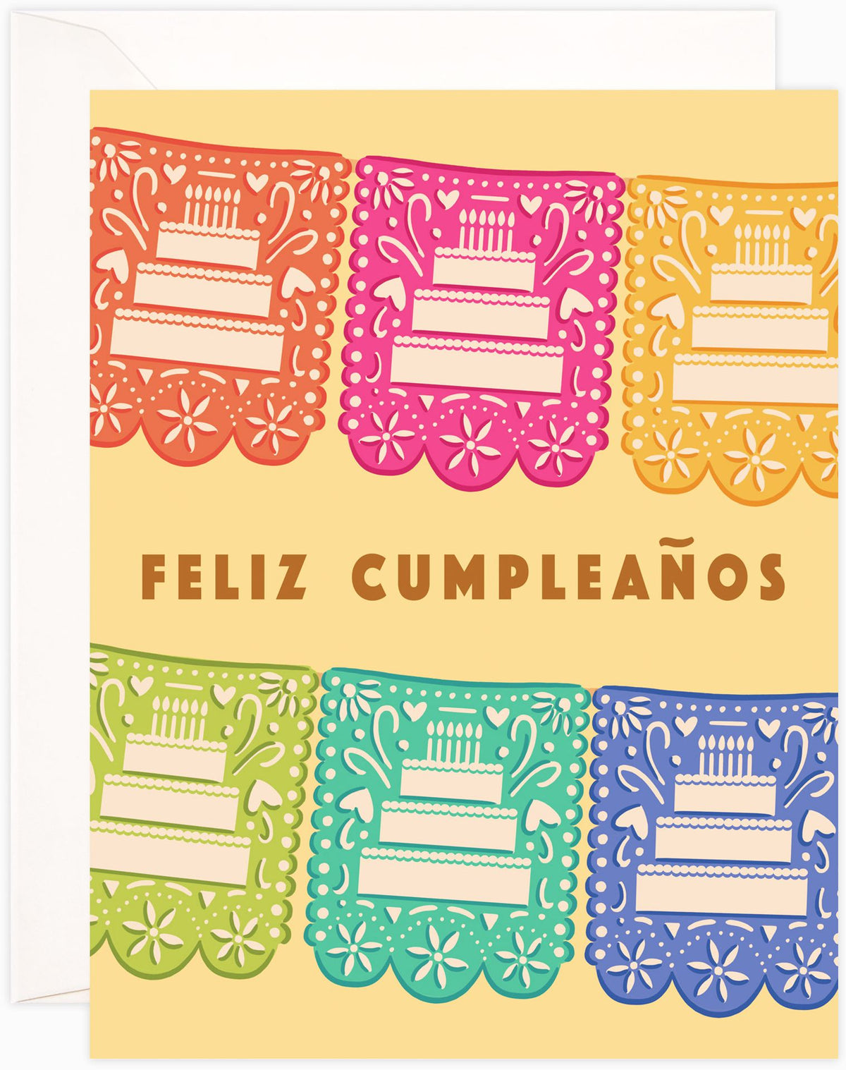Papel Picado Birthday Card