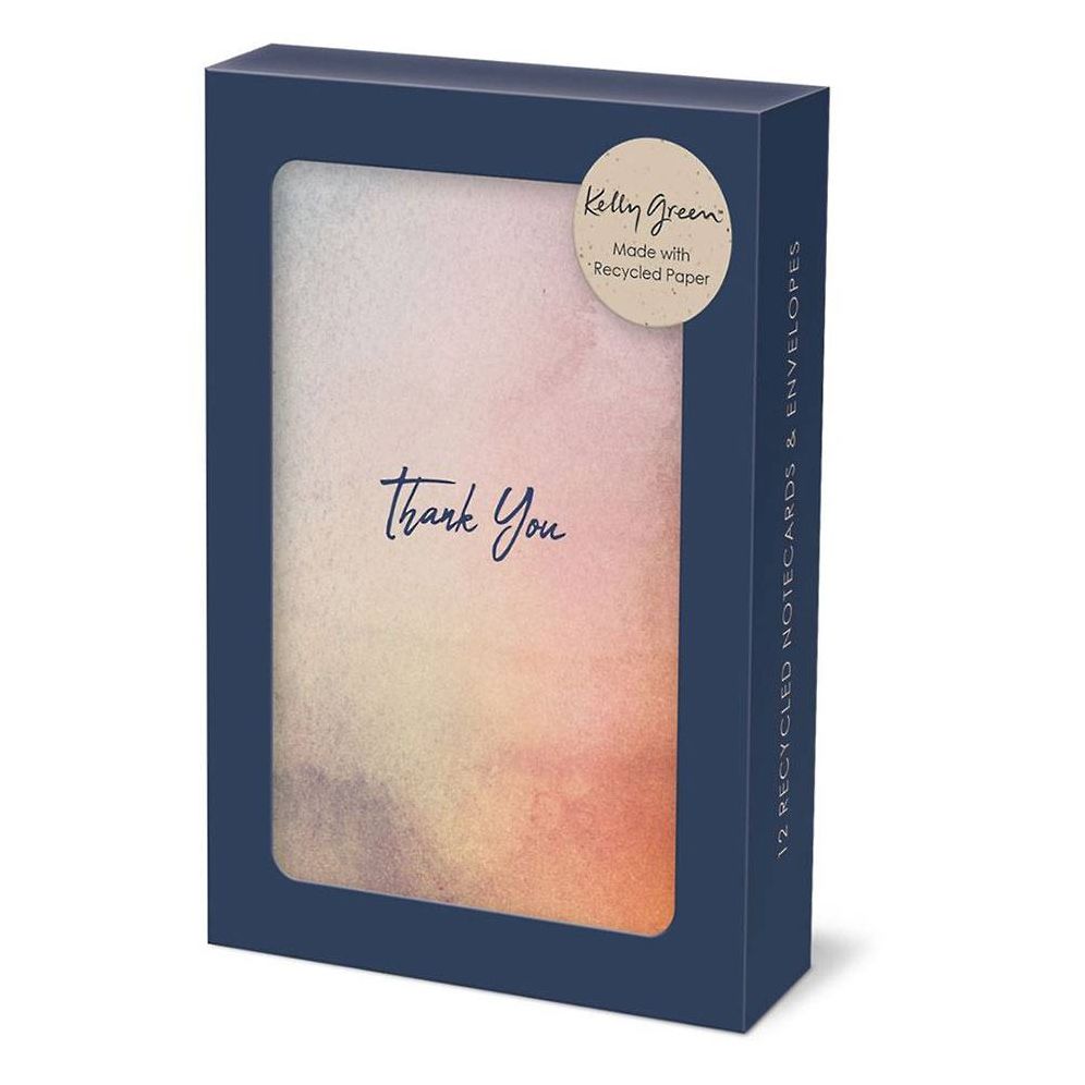 Watercolor Thank You Card Set
