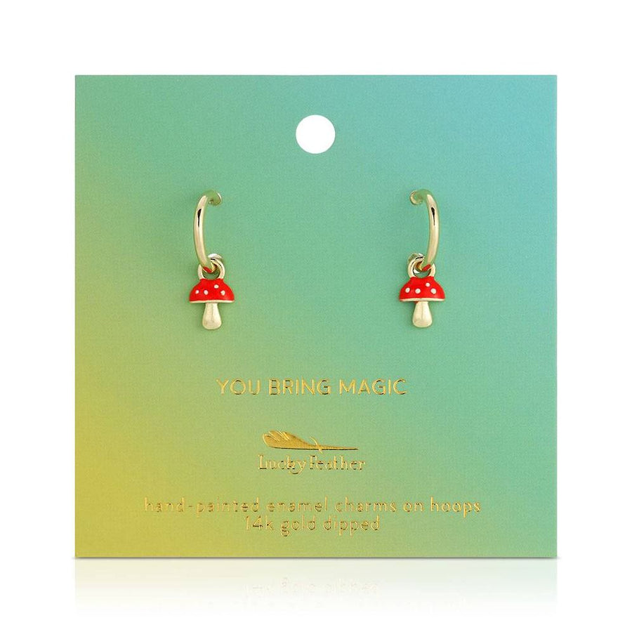 Bring Magic Mushroom Earrings