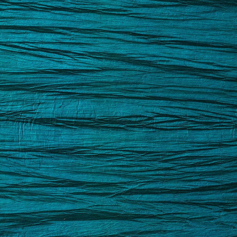Turquoise Ripples Handmade Paper