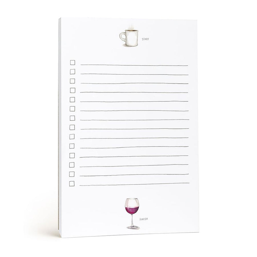 Start and Finish Notepad by E. Frances