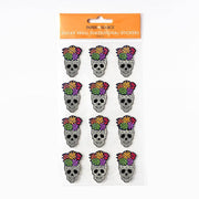 Sugar Skull Halloween Stickers