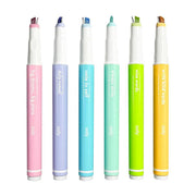 Noted! 2-in-1 Micro Fine Tip Pens & Highlighters - Set of 6