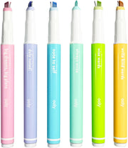 Noted! 2-in-1 Micro Fine Tip Pens & Highlighters - Set of 6