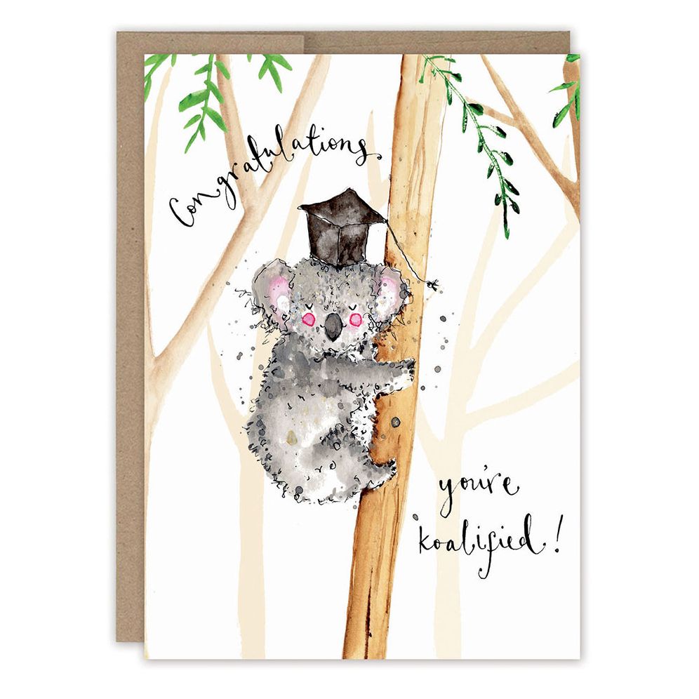 Koalified Graduation Card