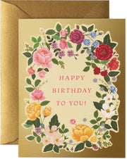 Botanical Birthday Card