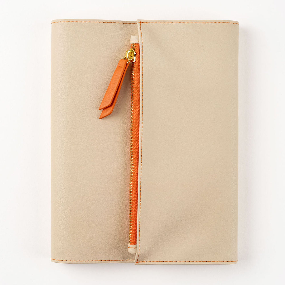 Paper Source A5 Journal Cover Clutch - Beige/Orange