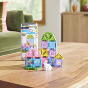 MAGNA-TILES® microMAGS Spring Garden Travel Set 24-Piece Magnetic Construction Set, The Original Magnetic Building Brand