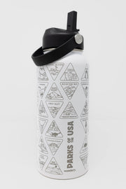 Parks of the US Bucket List Water Bottle