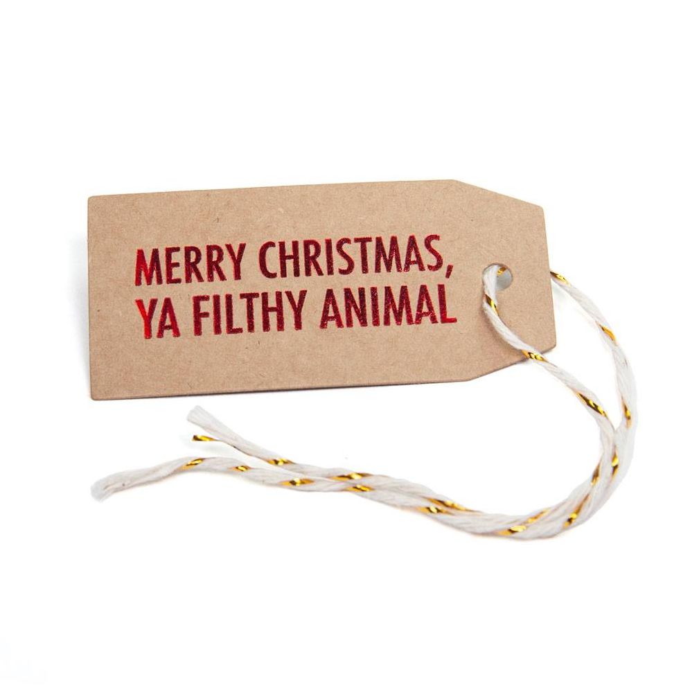 Ya Filthy Animal Gift Tags
