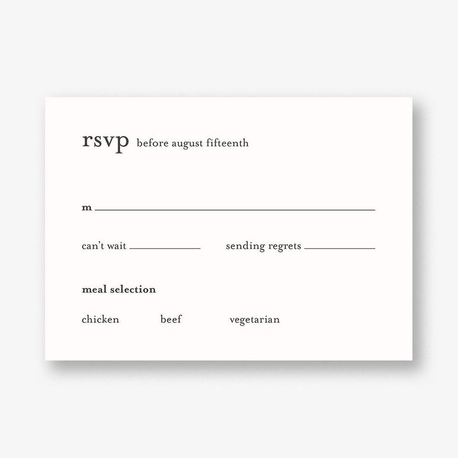 Sprig Response Card