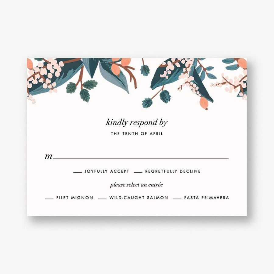 Mandarin Grove Response Card