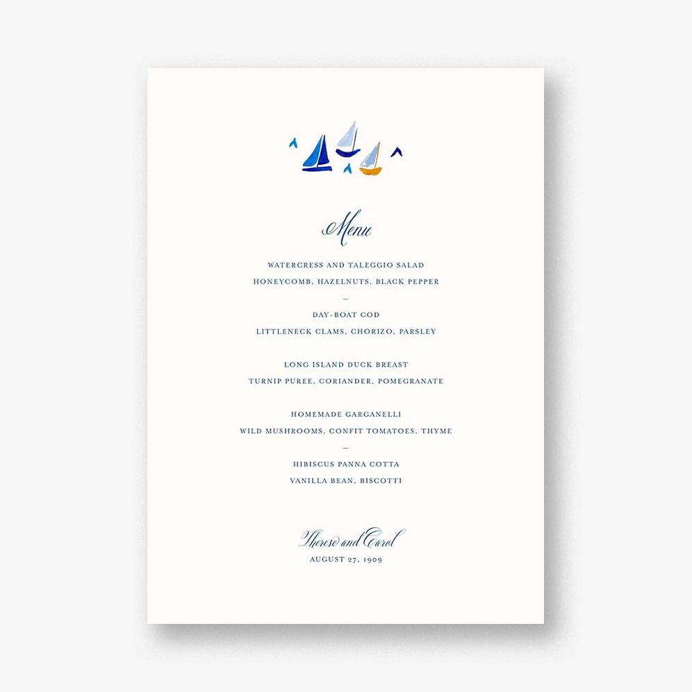 Mr. Digby Menu