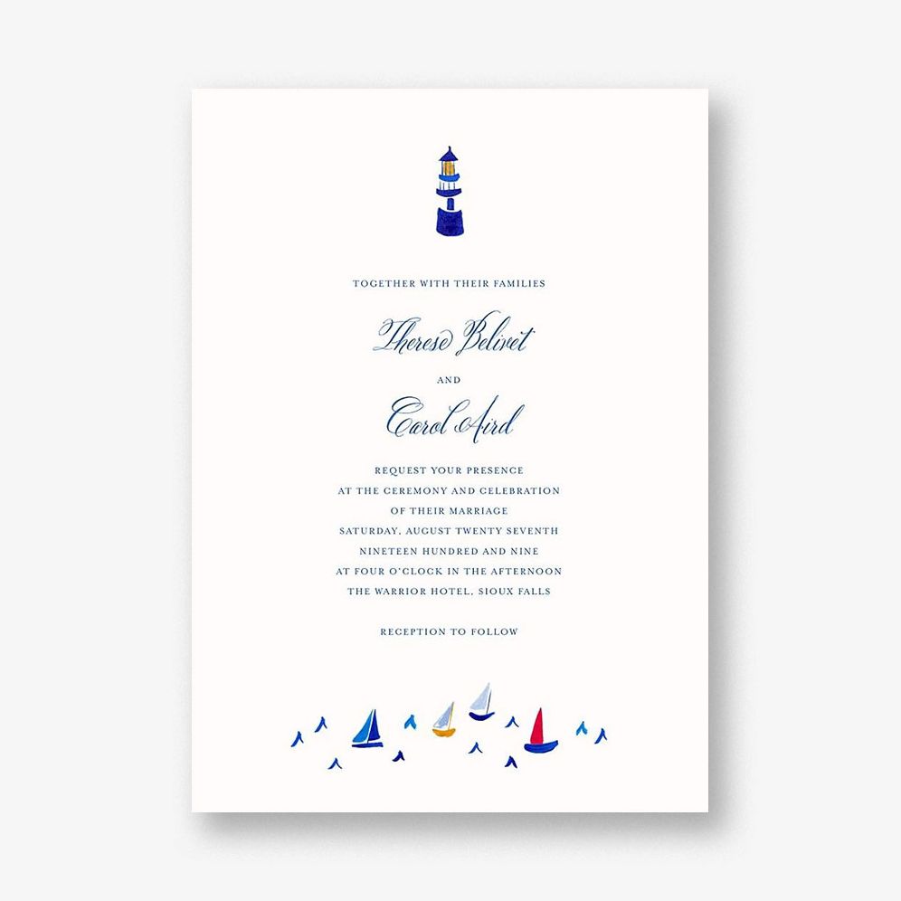 Mr. Digby Wedding Invitation