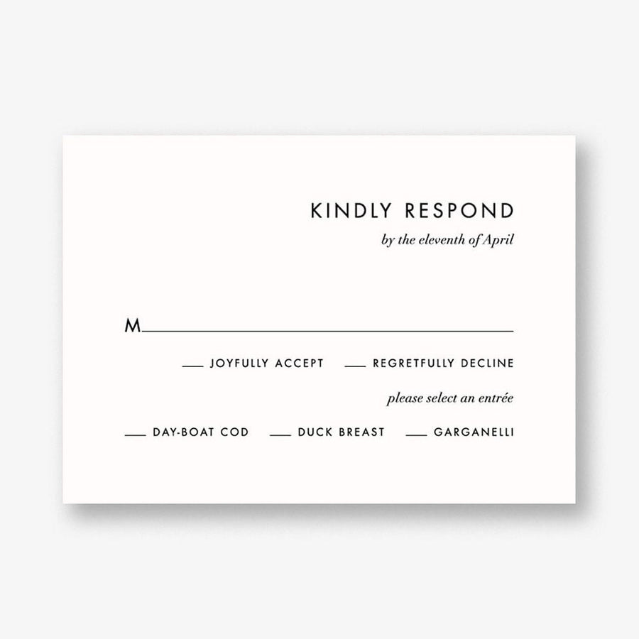 Vivid Florals Response Card