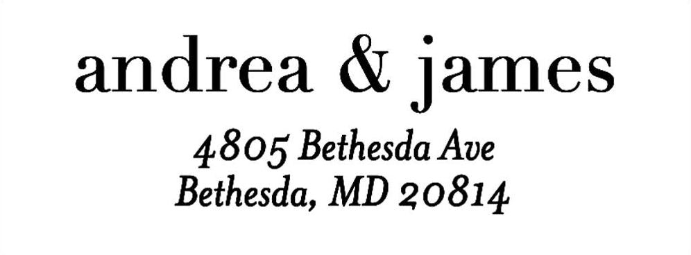Boulevard Return Address Label