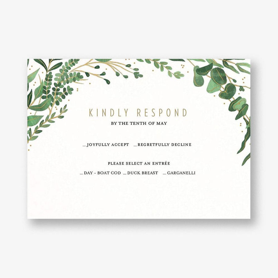 Verde Response Card