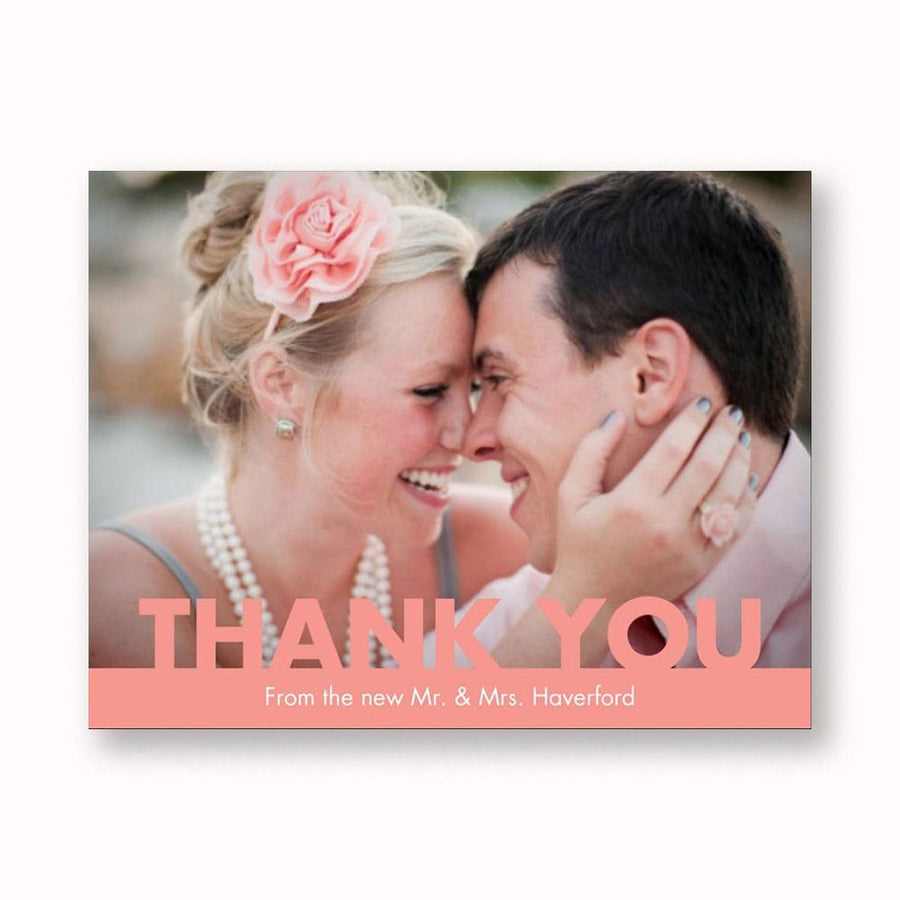 Knockout Photo Thank You Notes