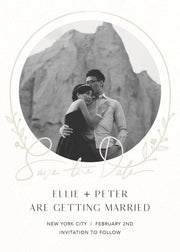 Auréole Foil Save the Date Card