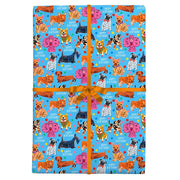 Happy Birthday Dogs Flat Sheet