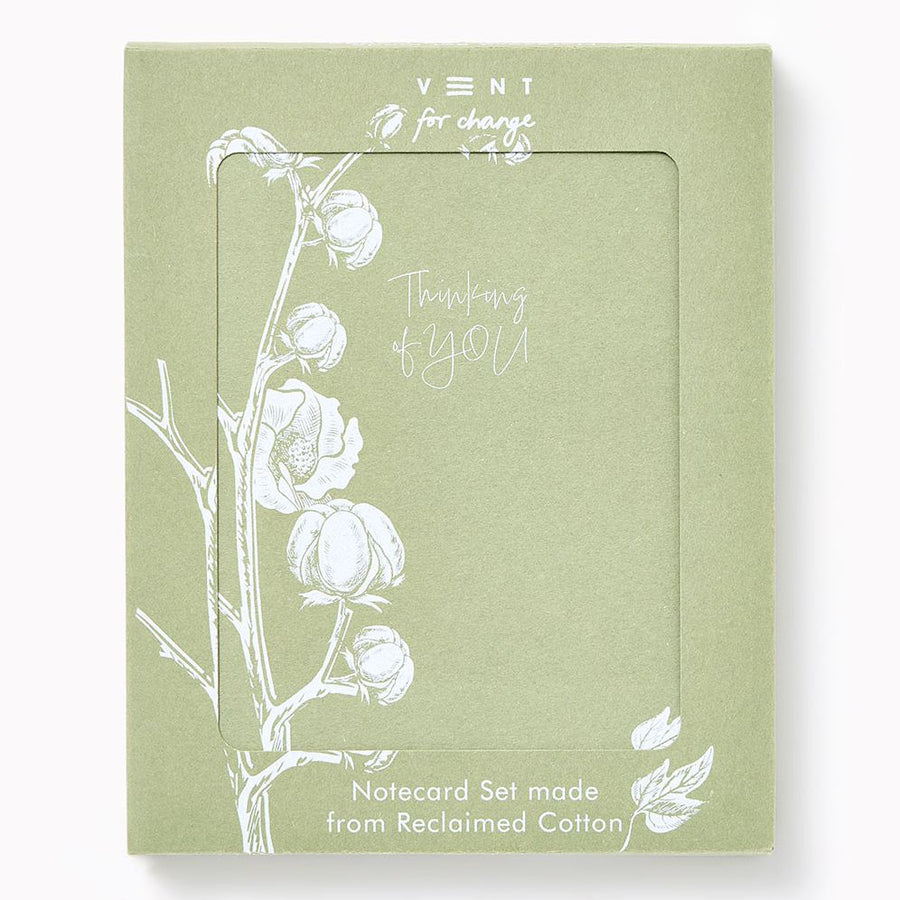 VENT for Change Reclaimed Cotton Paper Notecard Set