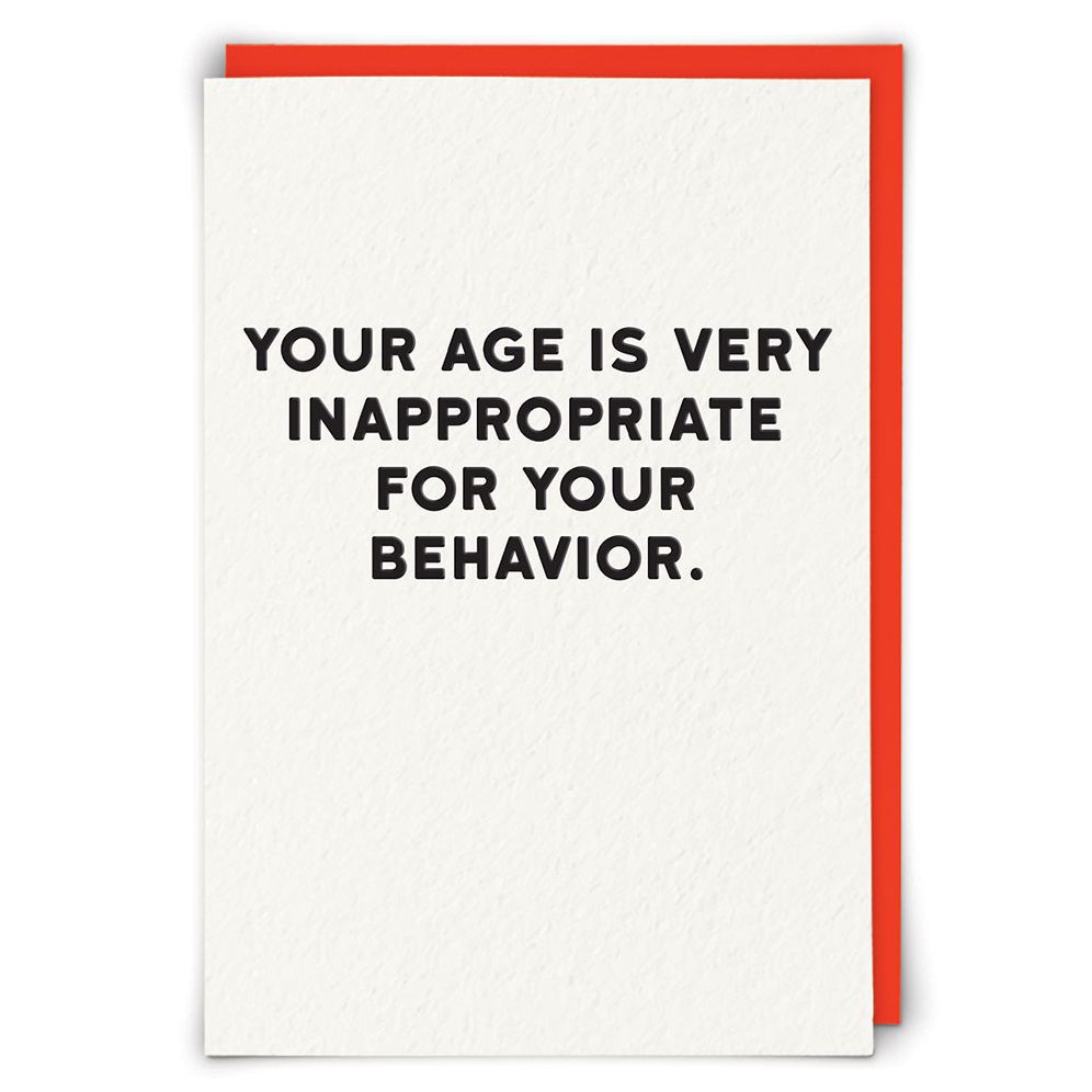 Behavior Birthday Card