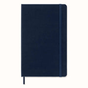 Moleskine Classic Notebook, Large, Ruled, Sapphire Blue, Hard Cover (5 x 8.25)