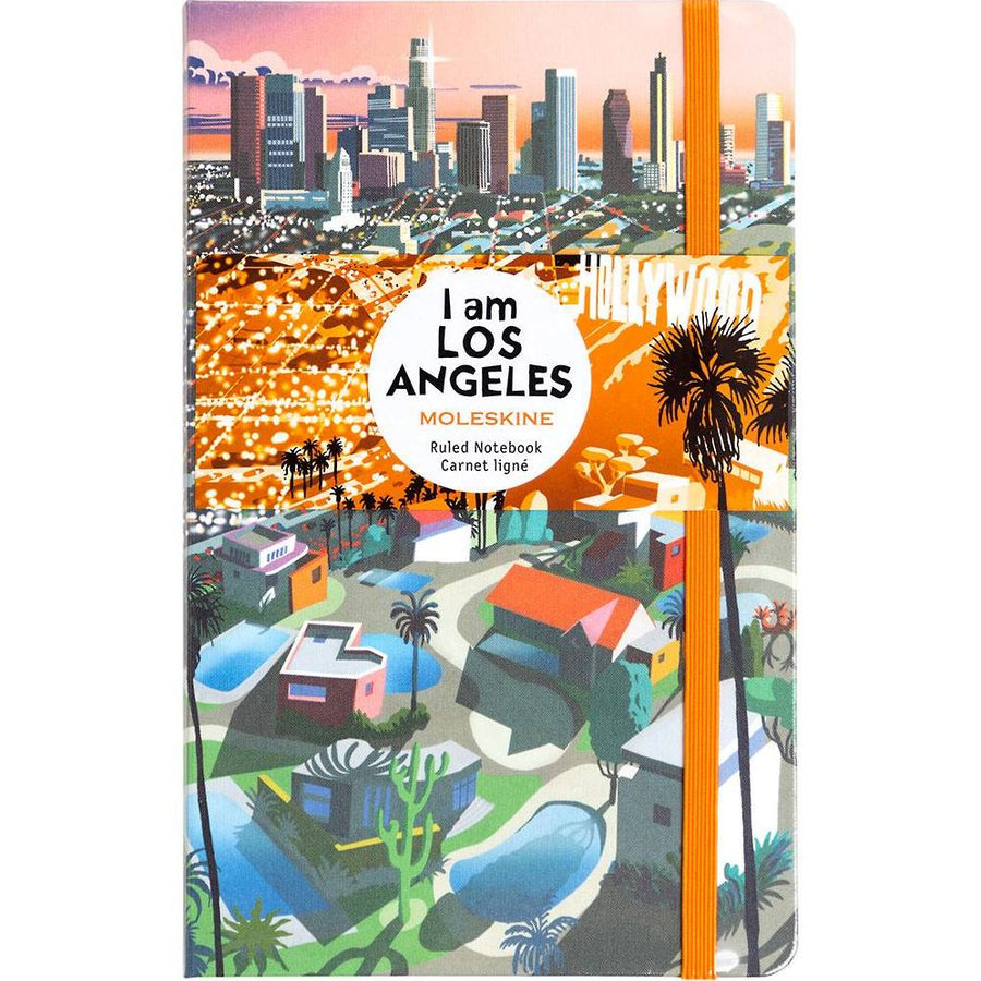 Moleskine Limited Edition I am the city Notebook, Hard Cover, Large (5" x 8.25") Ruled, Los Angeles, 240 Page