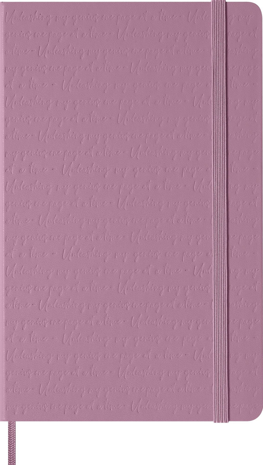 Moleskine Colored Patterned Notebook, Hard Cover, Large (5" x 8.25") Ruled/Lined, Majestic Pink, 240 Pages
