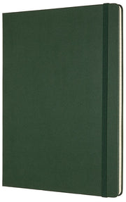 Moleskine Notebook, Extra Large, Ruled, Myrtle Green, Hard Cover (7.5 x 9.75)