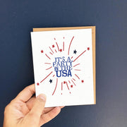 Party In The USA Fourth of July Card
