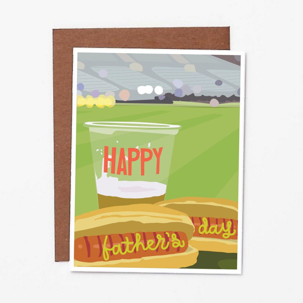 Hotdog Father's Day Card