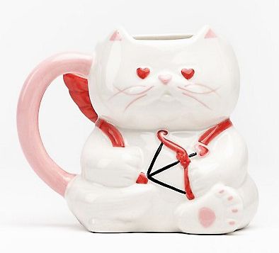 Cupid Cat Mug