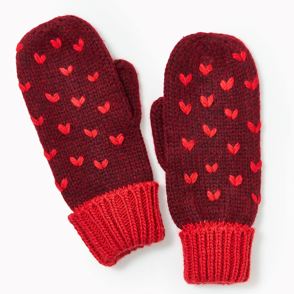 Heart Mittens