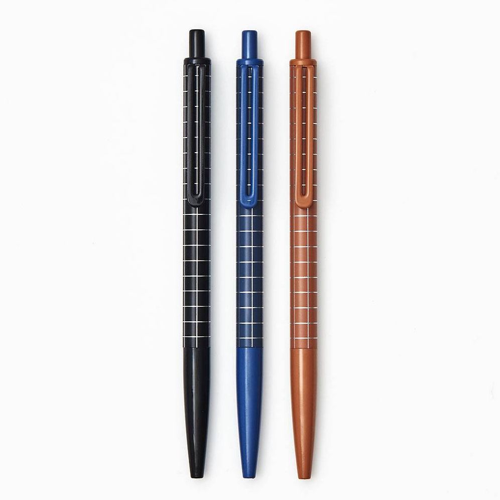 PS Collection Handsome Grid Ballpoint Pen S/3