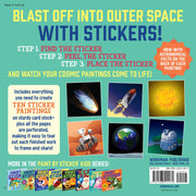 Paint by Sticker Kids (Official): Outer Space: Create 10 Pictures One Sticker at a Time! Includes Glow-in-the-Dark Stickers
