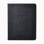 2027 Paper Source Black Monthly Desk Planner