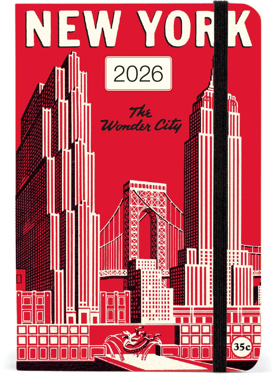 2026 Cavallini NYC Weekly Planner