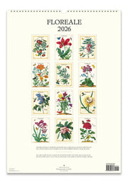 2026 Cavallini Floreale Wall Calendar
