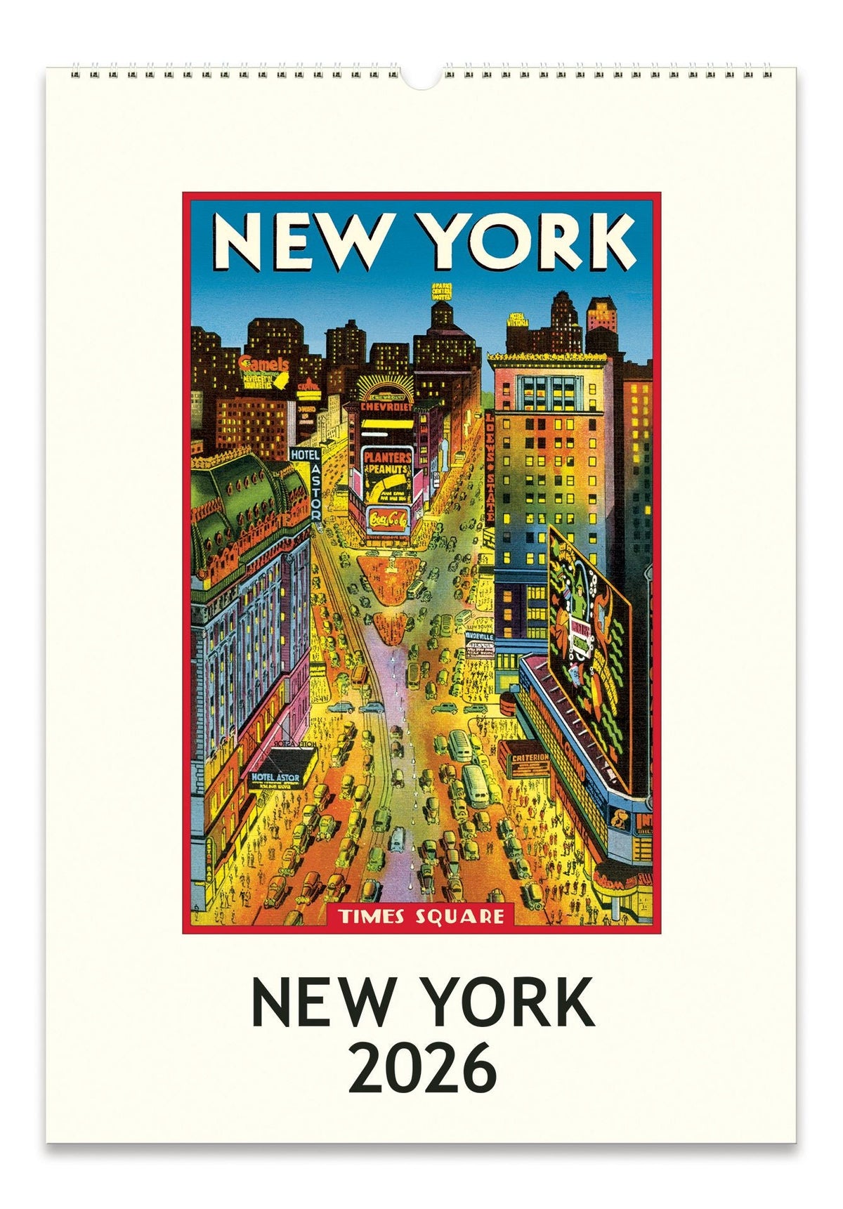 2026 Cavallini New York Wall Calendar