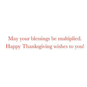 Hearts Full of Thanks Thanksgiving Card